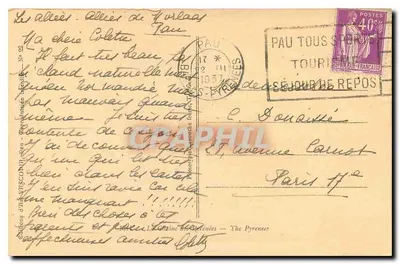 Les Alcées - Allées de Yorlaas — Pau, Pirineos — Reverso