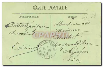 Palácio de Fontainebleau — Salão de Recepção das Rainhas-Mães — LL. n° 54 — Verso