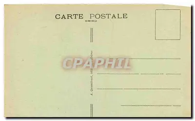 Reims — The Cathedral — A. Quentinat, publisher Reims, no. 122 — Back