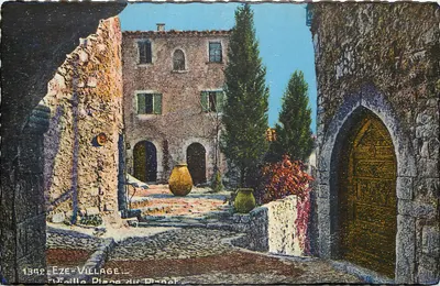 Eze - Vila — Place du Planet — Edições 'La Cigogne' Grimaldi Mônaco