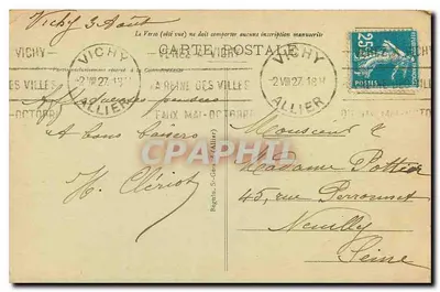 Vichy — Most nad Allier — wydawca Vichy, nr 420 — Rewers