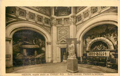 Hieron, museu dedicado ao Cristo Rei - Sala central, Paray-le-Monial