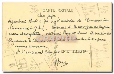 Vichy — Um canto dos grandes parques no lago dos cisnes — Loja — Verso