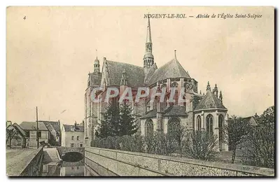 Nogent-le-Roi — Abside da Igreja Saint-Sulpice — N.D. Phat