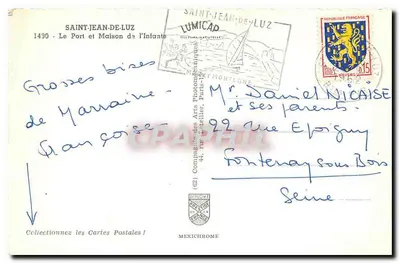 Saint-Jean-de-Luz — El Puerto y la Casa de la Infanta — editor Cap — Reverso