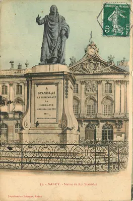 Nancy — Statua Króla Stanisława — Wydawnictwa Zjednoczone, Nancy