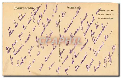 Auxerre — A Relógio — LL — Verso