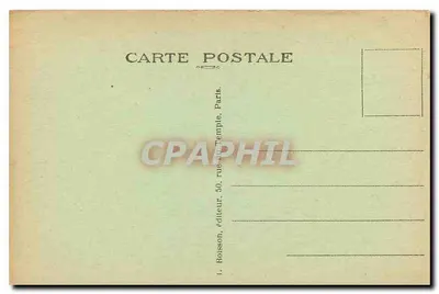 Paris — Palace of National Archives (Inner Courtyard) — J.H. publisher — Back