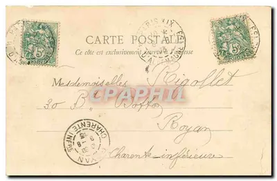 PARIS — Lago e Rocha das Buttes-Chaumont — B. F., Paris, n°131 — Verso