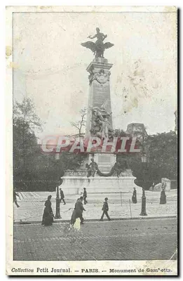 Monument Gambetta — Paryż — Kolekcja Petit Journal