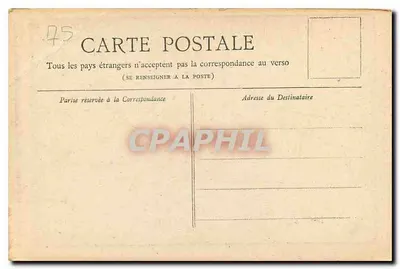 Relógio do Palácio de Justiça — Paris — Coleção Petit Journal — Verso