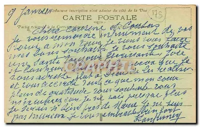 Paryż — Katedra Świętego Etienne du Mont — Grobowiec Świętej Geneviève — J. H. n° 856 — Rewers