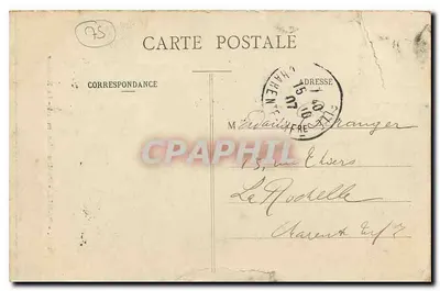Paris - Buttes-Chaumont - O Rocher — editor desconhecido, n° 154 — Verso