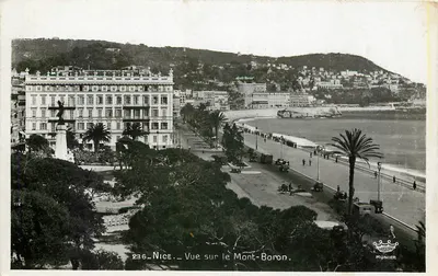 Nice — Vista do Monte Boron — Munier n°236