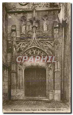 Previns — Velho Portal da Igreja de Santa Cruz (século XVI) — Coleção Tiborius Vinster