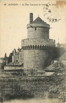 Alençon — A Torre Coroada do Castelo dos Duques — Éd. M. L.