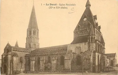 Le Dorat — Igreja Paroquial (séculos XI e XII) — Imp. Shrenzud