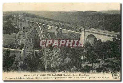 O Viaduto de Garabit (Cantal) — Vista do Noroeste — Edições Margeri-Brémoud - Le Puy