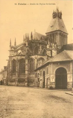 Falaise — Abside da Igreja de São Gervásio — G. Metton, Livreiro-Papelaria