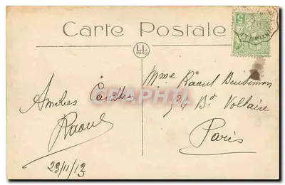 Monte-Carlo — A Praça do Cassino — LL — Verso
