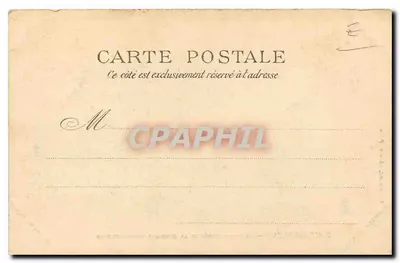 Fontainebleau — A Porta Dourada e a Capela de São Saturnino — A. Brossard, editor, Paris — Verso