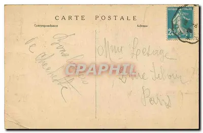 Basílica de LONGPONT (S.-et-O.) — Iniciada no século XI e concluída no século XIII — Editor Léger, 44 Rue d'Assas, Paris — Verso