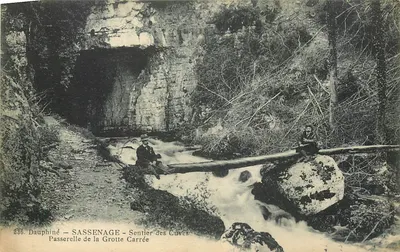 Sassenage — Caminho das Cuvés — Ponte da Grotte Carrée — P. GAUDE