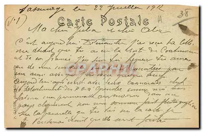 Sassenage — Caminho das Cuvés — Ponte da Grotte Carrée — P. GAUDE — Verso