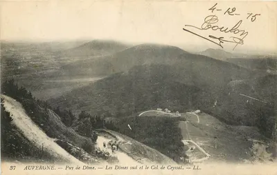 Auvergne — Puy de Dôme — Os Dômes sul e o Col de Ceyssal — LL. — N° 37