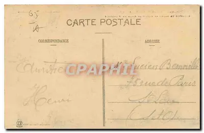 Wysokie - Vignemale (3398 m.) - Oulettes de Gaube i Précipice Nord Vignemale — Phototype Labouche Frères, Toulouse — Rewers