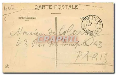 Odeillo - Aglomeracja granitowa i łańcuch Alp Pyreńskich, blisko Nurii (Hiszpania) — Fototypia Labouche frères, Toulouse, n°635 — Rewers