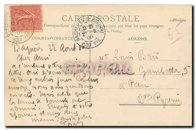 Aîtes. Pirineus — Lago Azul — Sajous Livreiro, Bagnères-de-Bigorre — Verso