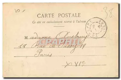 Passarela sobre o Furon — Sassenage, Dauphiné — Pons, editor, Grenoble — Verso