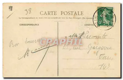 Vista geral do Convento da Grande Chartreuse — J. G., editor, Voiron - 106 — Verso