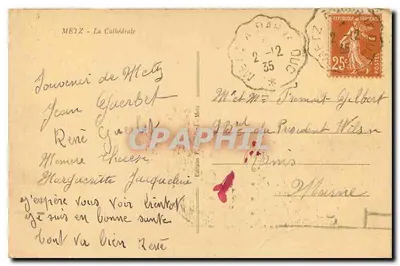 Metz — Katedra — wydawnictwo F. Gaudard — Metz — Rewers