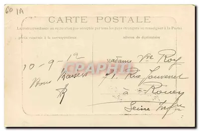 Compiegne — Zamek — Pokój Imperatorki — Wydawnictwo Nowe Galerie — Rewers