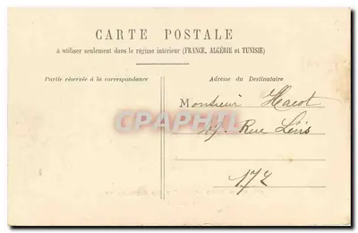París 4 — La Cámara de los Diputados y Estatua de la Ley — editor no visible — Reverso