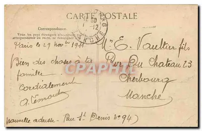 PARIS — Cattedrale di Notre-Dame (facciata) — Stile ogivale — Costruita tra il 1163 e il 1345, restaurata tra il 1845 e il 1857 da Lassus e nel 1879 da Viollet-le-Duc. — Verso
