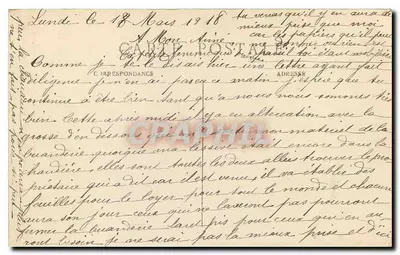 Paris-Montmartre — Aparecimento do Sagrado Coração à Beata Marguerite-Marie, em 16 de Dezembro de 1673 — Depositado — Verso