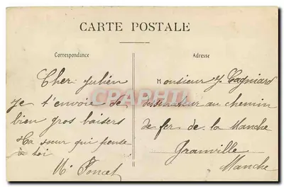 Paryż — Most Mirabeau — P. Marmuse, Paryż — Rewers