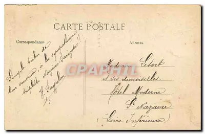 Paris - Jardim do Luxembourg — Fontaine Médicis — Craphil, n°4225 — Verso
