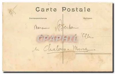 El Dôme des Invalides — París — C. M. n° 261 — Reverso