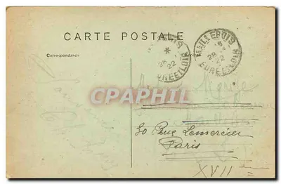 O Sagrado Coração de Montmartre — Paris — editor desconhecido, n° 179 — Verso