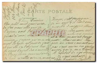 Parigi — Palazzo del Luxembourg. I Giardini — Editore: numero di serie 107 — Verso