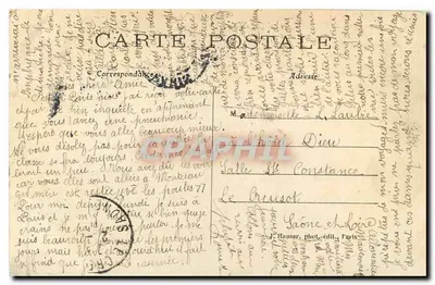 Parigi — Chiesa del Sacro Cuore di Montmartre — Aspetto del Monumento completato — J. H. Déposé — Verso