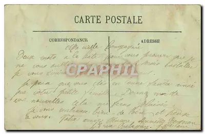 Paryż — Konciergeria — LL. — n° 1267 — Rewers