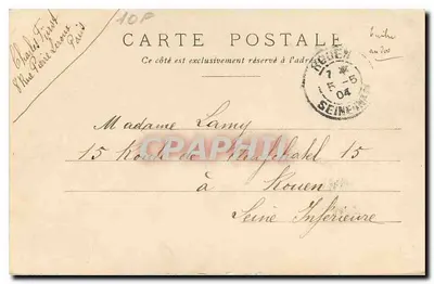 Statua di Jean-Joseph Balechou — Giardini del Louvre — Editore Paris 268 — Verso