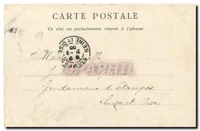 Arc de Triomphe — Wydane przez Bon Marché — Paryż — Rewers