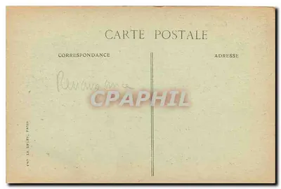 Palazzo di FONTAINEBLEAU — Facciata del Palazzo — Editore Léon Deléy, Parigi, n° 141 — Verso