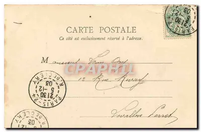 Paryż — Katedra Notre-Dame — B. F., Paryż, n°64 — Rewers